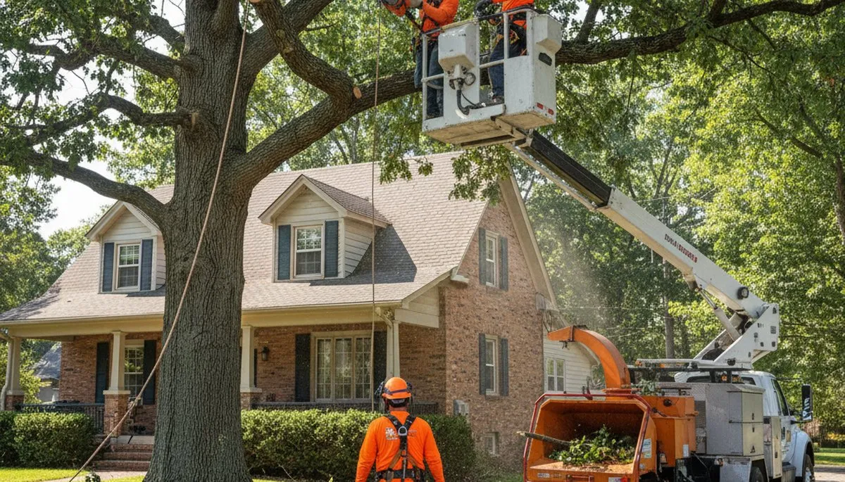Tree service crew in Buffalo, NY providing professional tree trimming and removal services