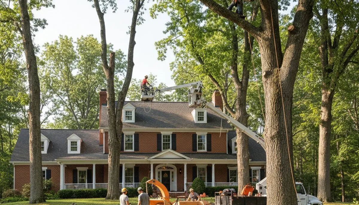 Tree service crew in Buffalo, NY providing professional tree trimming and removal