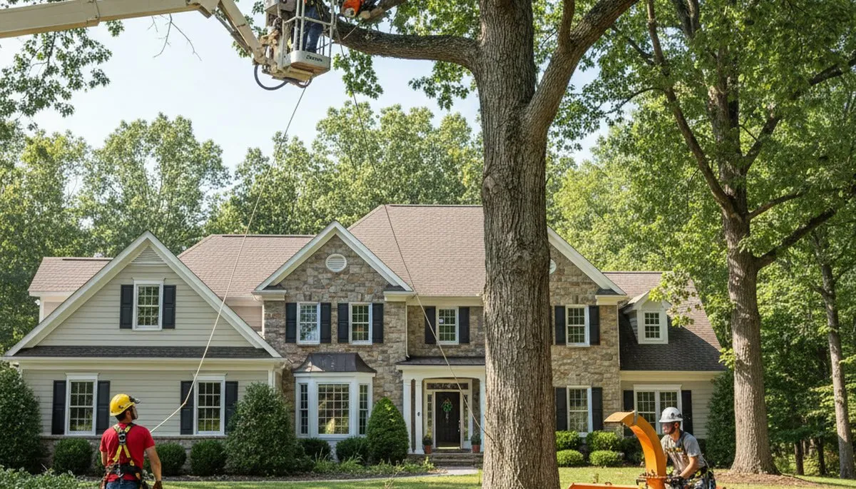 Tree service crew in Buffalo, NY providing professional tree trimming and removal
