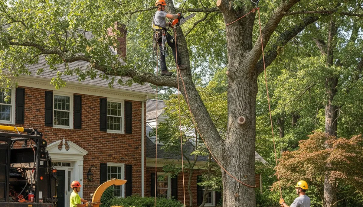 Tree service crew in Buffalo, NY providing professional tree care and removal