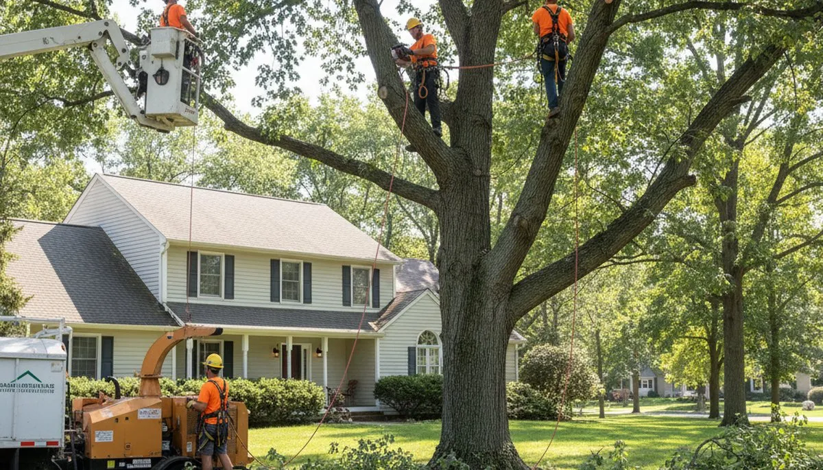 Tree service crew in Buffalo, NY providing professional tree care and removal